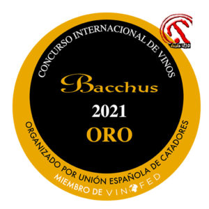 Premio Bacchus Oro 2021 a nuestro Attelea Crianza 2017