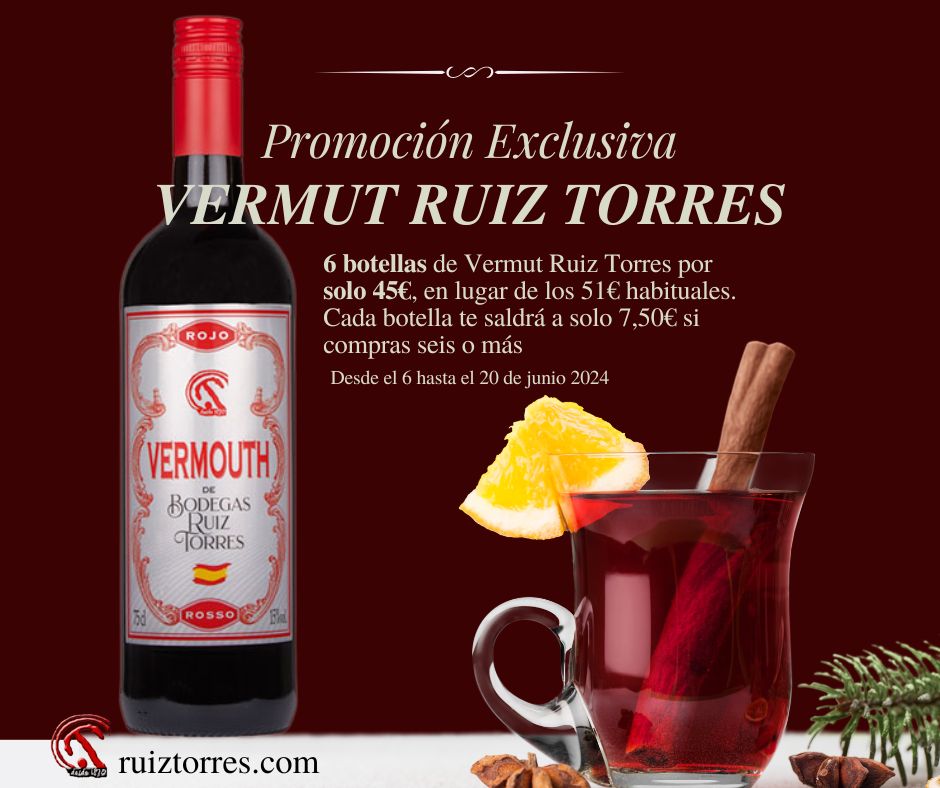 Promoción Exclusiva de Vermut Ruiz Torres