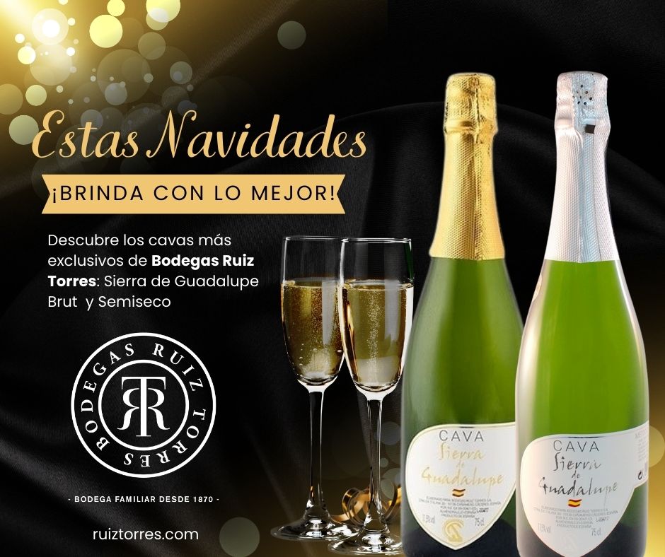 Descubre los cavas más exclusivos de Bodegas Ruiz Torres: Sierra de Guadalupe Brut y Semiseco